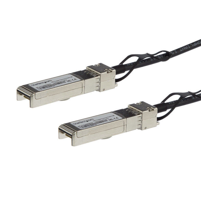 StarTech.com MSA Uncoded Compatible 3m 10G SFP+ to SFP+ Direct Attach Breakout Cable Twinax - 10 GbE SFP+ Copper DAC 10 Gbps Low Power Passive Transceiver Module DAC, 3 m, SFP+, SFP+
