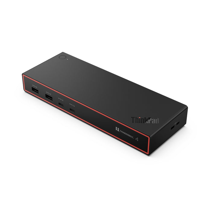 Lenovo 40BG0135UK, Wired, Thunderbolt 4, 100 W, 2500 Mbit/s, Black, Eclipse Black