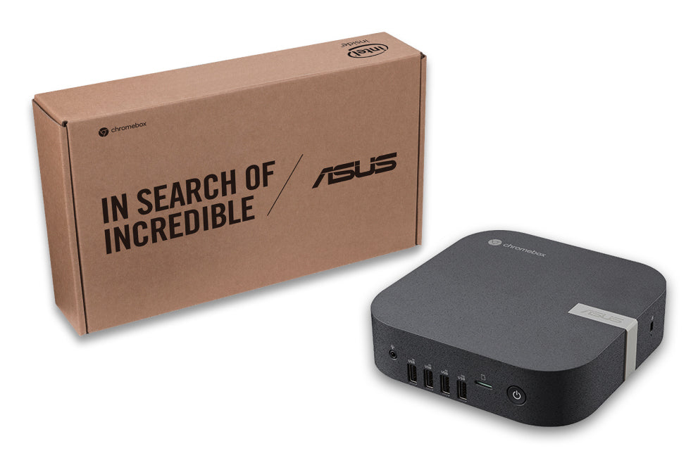 ASUS Chromebox CHROMEBOX6-S5007UN, Intel Core 5, 120U, 8 GB, DDR5-SDRAM, 128 GB, ChromeOS