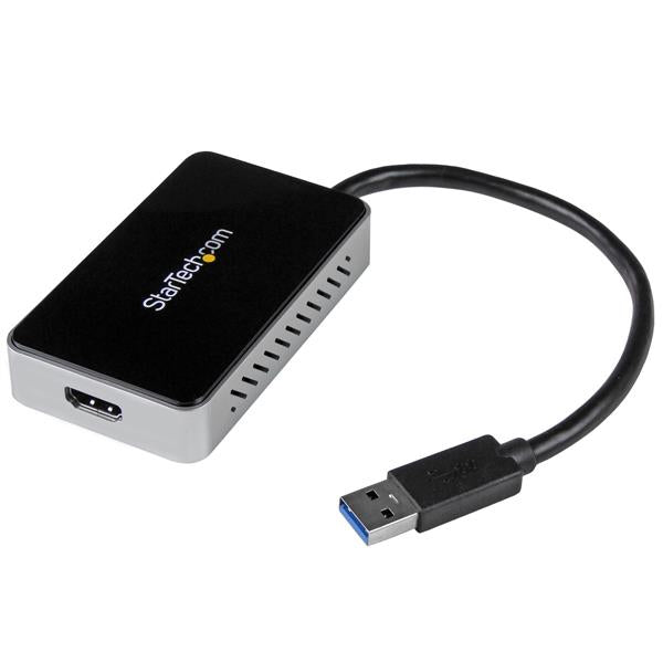 StarTech.com USB 3.0 to HDMI Adapter w/ 1x USB, USB to HDMI Monitor Converter for Windows (no support for macOS/ChromeOS/Linux) - TAA, 3.2 Gen 1 (3.1 Gen 1), USB Type-A, HDMI output, 1920 x 1200 pixels