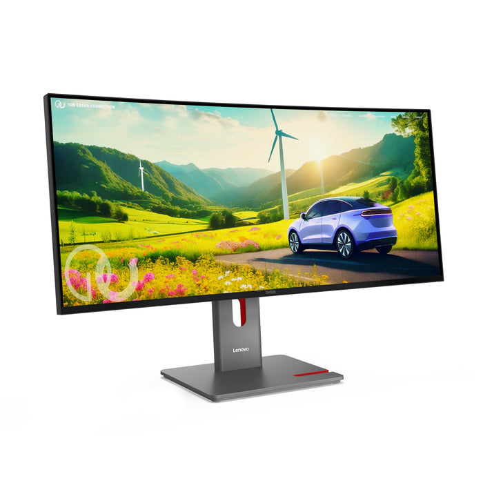 Lenovo ThinkVision P34WD-40 Monitor, 86.4 cm (34"), 3440 x 1440 pixels, Wide Quad HD, LCD, 6 ms, Black