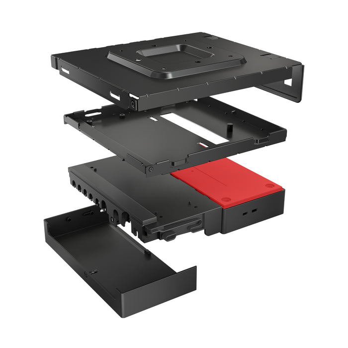 Lenovo ThinkSmart SmartDock, Wired, USB 3.2 Gen 2 (3.1 Gen 2) Type-C, 60 W, 100,1000 Mbit/s, Black, 3840 x 2160 pixels