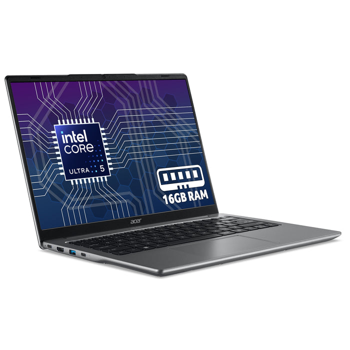 Acer Extensa 14 laptop (EXO14-72) - Intel Core Ultra 5, 16GB RAM, 512GB SSD, " WUXGA display, Windows 11 Pro, Intel Core Ultra 5, 1.2 GHz, 35.6 cm (14"), 1920 x 1200 pixels, 16 GB, 512 GB