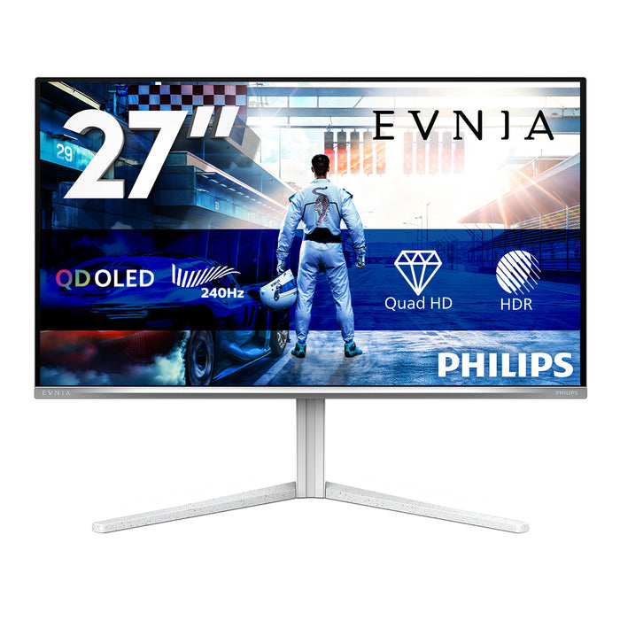 Philips Evnia 6000 27M2N6501L/00, 67.3 cm (26.5"), 2560 x 1440 pixels, Quad HD, QD-OLED, 0.03 ms, White