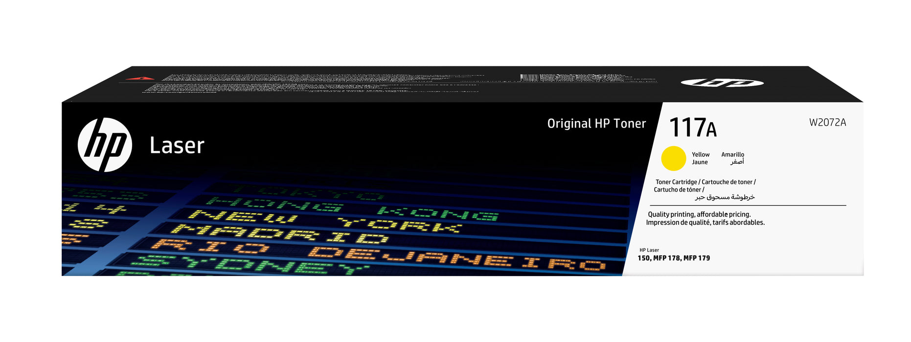 HP 117A Yellow Original Laser Toner Cartridge, 700 pages, 0 pages, Yellow, 1 pc(s)