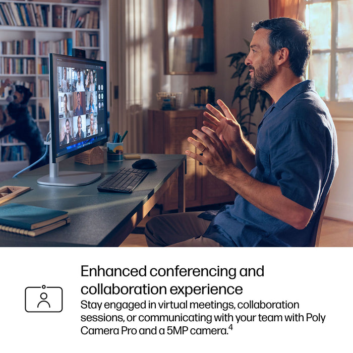 HP EliteStudio 8 All-in-One G1i 23.8 inch Desktop AI PC, 60.5 cm (23.8"), Full HD, Intel Core Ultra 7, 24 GB, Windows 11 Pro, Silver