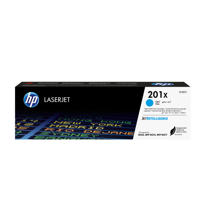 HP 201X High Yield Cyan Original LaserJet Toner Cartridge, 2300 pages, Cyan, 1 pc(s)