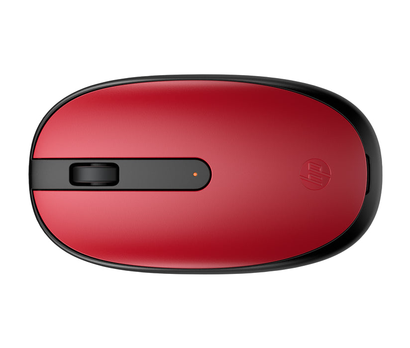 HP 240 Empire Red Bluetooth Mouse, Ambidextrous, Optical, Bluetooth, 1600 DPI, Red