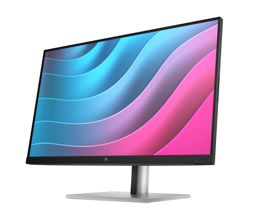 HP E-Series E24 G5 FHD Monitor, 60.5 cm (23.8"), 1920 x 1080 pixels, Full HD, LCD, 5 ms, Silver, Black