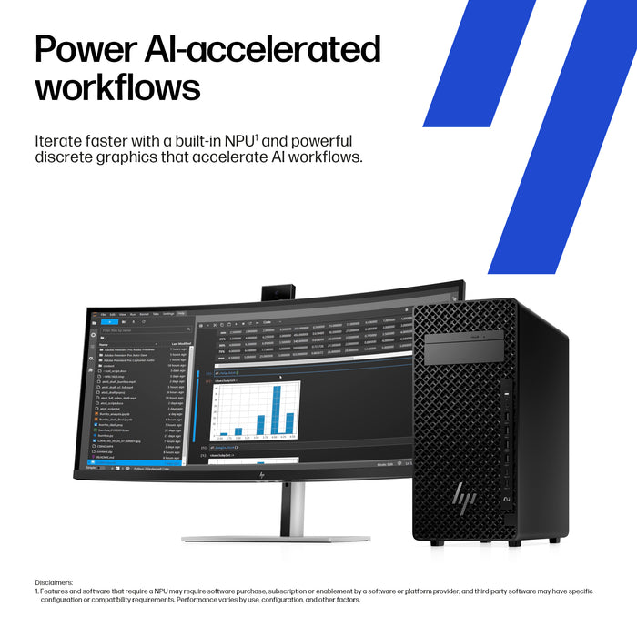 HP Z2 Tower G1i, Intel Core Ultra 7, 265, 16 GB, DDR5-SDRAM, 1 TB, Windows 11 Pro