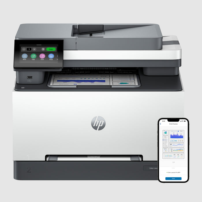 HP LaserJet Pro 3302fdw Wireless Multifunction Color Printer, Copier, Scanner; Duplex, Laser, Colour, 600 x 600 DPI, A4, 25 ppm, Duplex printing