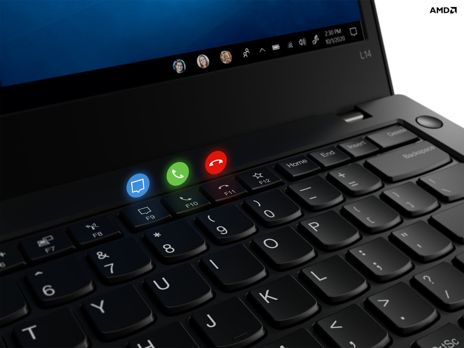 Lenovo ThinkPad L14 Gen 1 (AMD), AMD Ryzen™ 5, 2.3 GHz, 35.6 cm (14"), 1920 x 1080 pixels, 8 GB, 256 GB