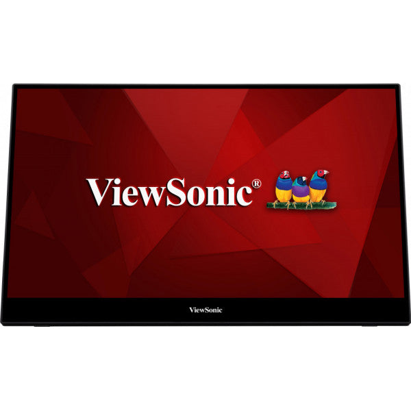 Viewsonic TD1655, 39.6 cm (15.6"), 1920 x 1080 pixels, Full HD, LED, 6.5 ms, Black, Silver