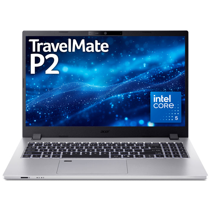 Acer TravelMate P2 TMP215-55 c5-120u 16GB 512GB W11Pe, Intel Core 5, 3.8 GHz, 39.6 cm (15.6"), 1920 x 1080 pixels, 16 GB, 512 GB