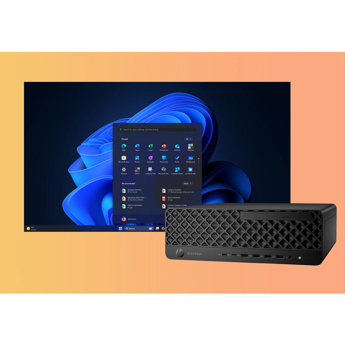 HP EliteDesk 8 G1i AI, Intel Core Ultra 7, 265, 16 GB, DDR5-SDRAM, 1 TB, Windows 11 Pro