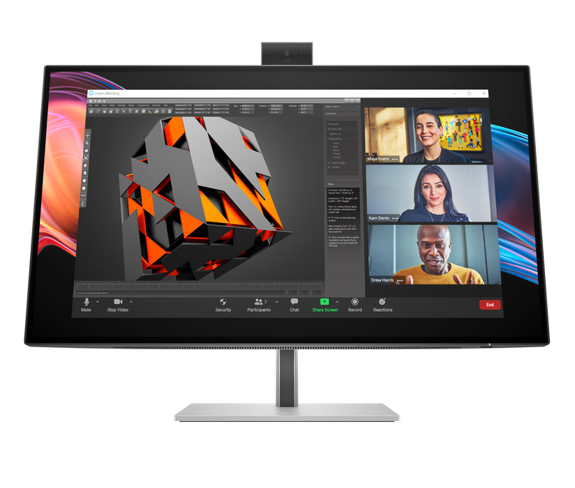 HP Series 7 Pro 27 inch 4K Conferencing Monitor - 727pm, 68.6 cm (27"), 4K Ultra HD, LCD, 5 ms