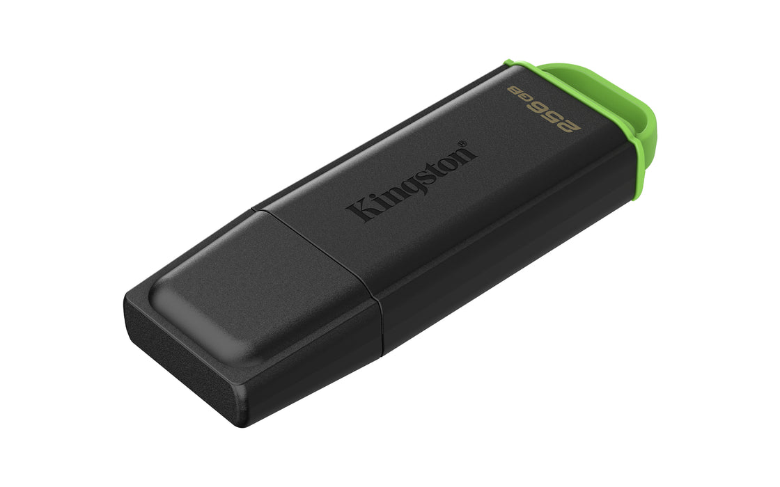 Kingston Technology DataTraveler 256GB Portable USB 3.2 Gen 1 Exodia Black/Green, 256 GB, USB Type-A, 3.2 Gen 1 (3.1 Gen 1), Cap, 9.36 g, Black, Green