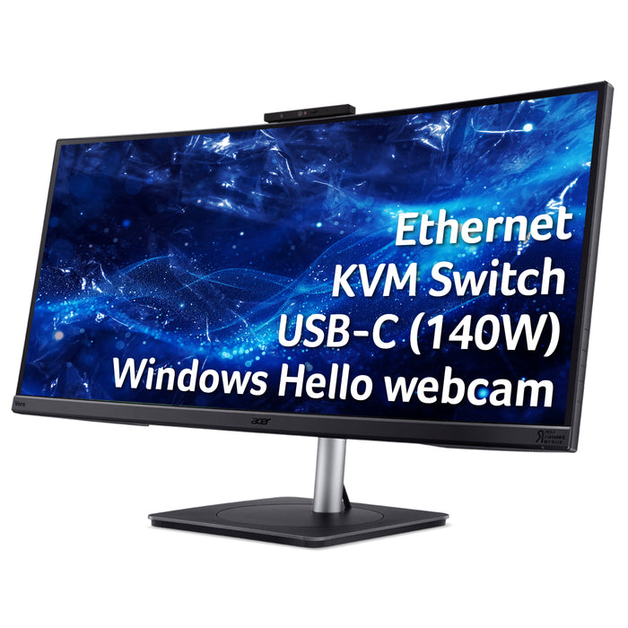 Acer CB3 Vero CB343CURDbemiiphcuzx Monitor, 86.4 cm (34"), 3440 x 1440 pixels, UltraWide Quad HD, LED, 4 ms, Black