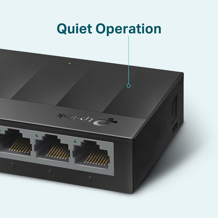 TP-Link LS1005G, Unmanaged, Gigabit Ethernet (10/100/1000), Wall mountable