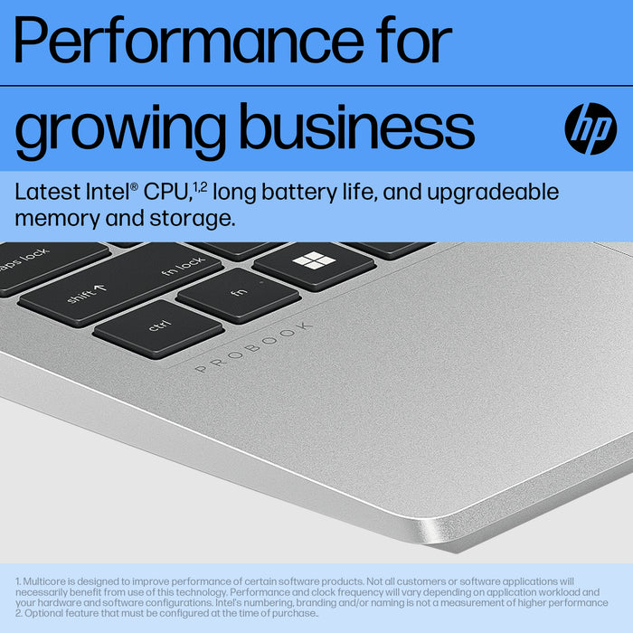 HP ProBook 440 G10, Intel® Core™ i5, 35.6 cm (14"), 1920 x 1080 pixels, 8 GB, 256 GB, Windows 11 Pro