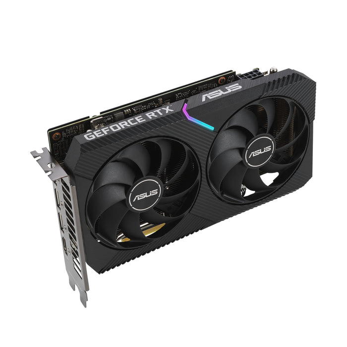 ASUS Dual -RTX3060-O12G-V2, GeForce RTX 3060, 12 GB, GDDR6, 192 bit, 7680 x 4320 pixels, PCI Express 4.0