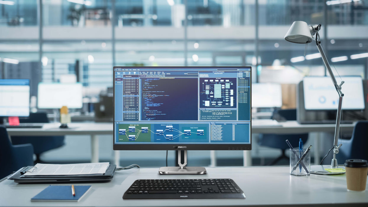 Philips 4000 series 27B2N4500/00, 68.6 cm (27"), 2560 x 1440 pixels, Quad HD, LCD, 4 ms, Grey