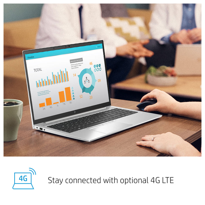 HP EliteBook 855 G7, AMD Ryzen™ 5 PRO, 2.1 GHz, 39.6 cm (15.6"), 1920 x 1080 pixels, 16 GB, 512 GB
