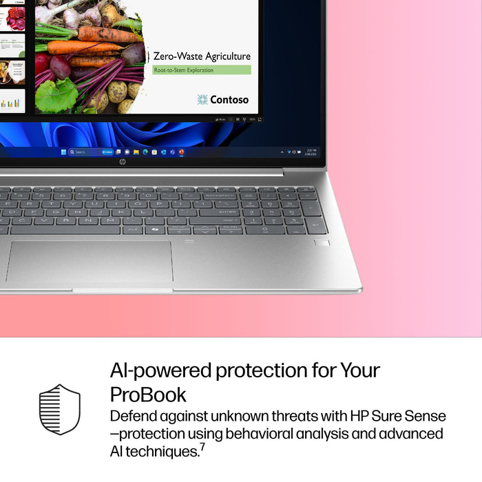 HP ProBook 4 G1i AI PC, Intel Core Ultra 5, 40.6 cm (16"), 1920 x 1200 pixels, 16 GB, 512 GB, Windows 11 Pro