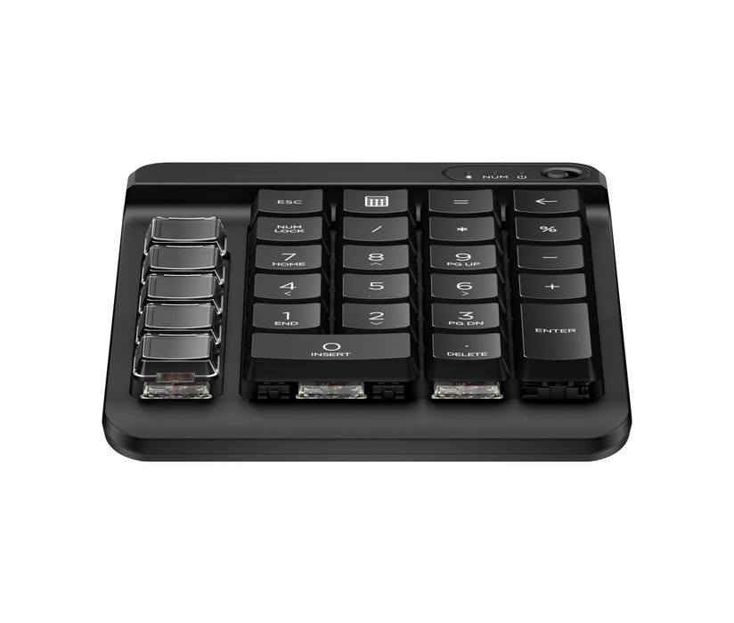 HP 430 Programmable Wireless Keypad, Wireless, Bluetooth, Black