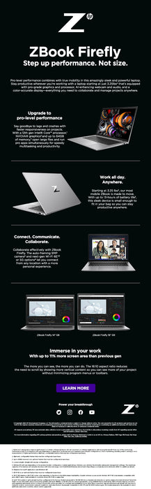 HP ZBook Firefly 16 G9, Intel® Core™ i7, 40.6 cm (16"), 1920 x 1200 pixels, 16 GB, 512 GB, Windows 11 Pro