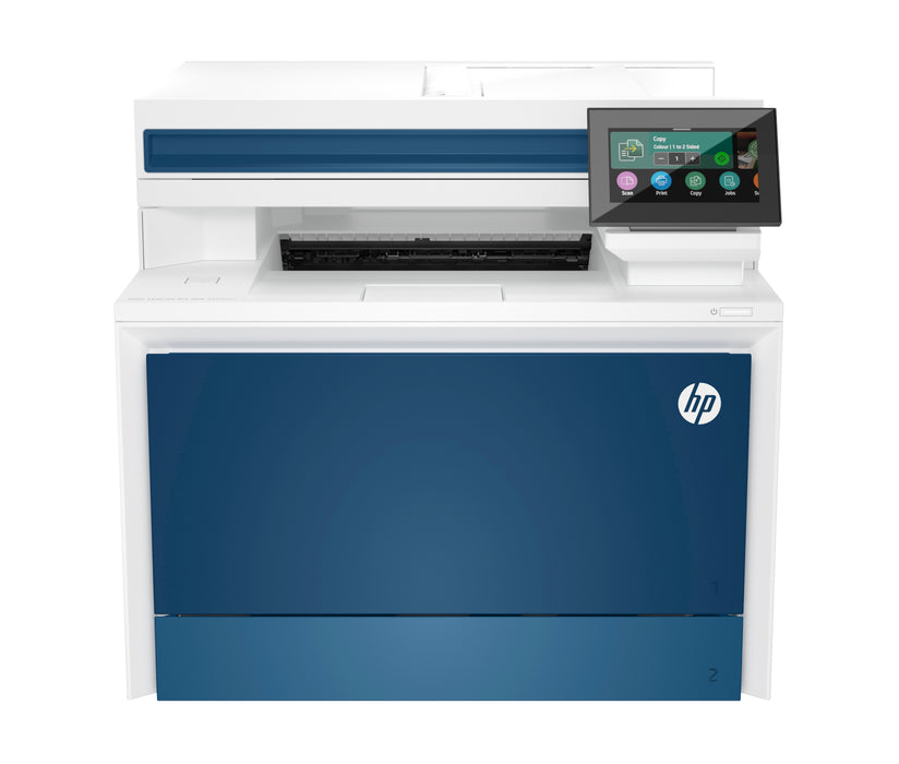 HP Color LaserJet Pro LaserJet Pro 4302fdn Multifunction Color Printer, Ethernet Only; Copier, Scanner, Laser, Colour printing, 600 x 600 DPI, A4, Direct printing, Blue, White