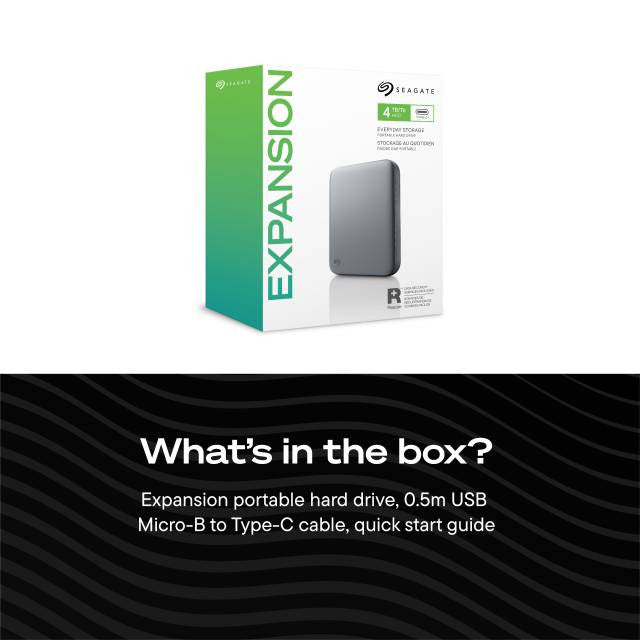 Seagate Expansion STNN4000400, 4 TB, 2.5", Black
