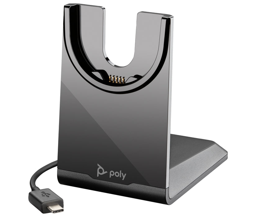 HP Poly Voyager USB-C Charging Stand, Charging stand, 240 g, Black