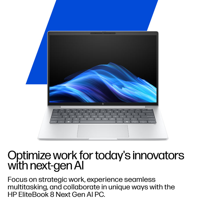 HP EliteBook 8 G1i Next Gen AI Wolf Pro Security Edition, Intel Core Ultra 7, 35.6 cm (14"), 1920 x 1200 pixels, 32 GB, 1 TB, Windows 11 Pro