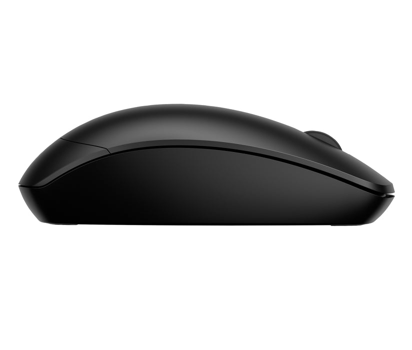 HP 230 Slim Wireless Mouse, Ambidextrous, Optical, RF Wireless, 1600 DPI, Black