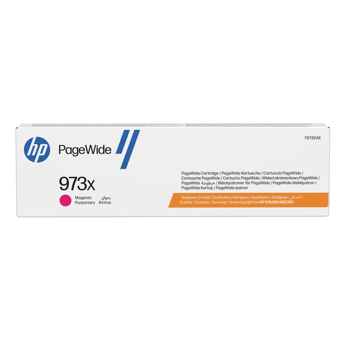 HP 973X High Yield Magenta Original PageWide Cartridge, High, Magenta, Pigment-based ink, 86 ml, 1 pc(s), 7000 pages