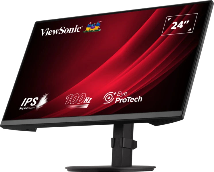 Viewsonic VA VA2408-HDJ, 61 cm (24"), 1920 x 1080 pixels, Full HD, LED, 5 ms, Black