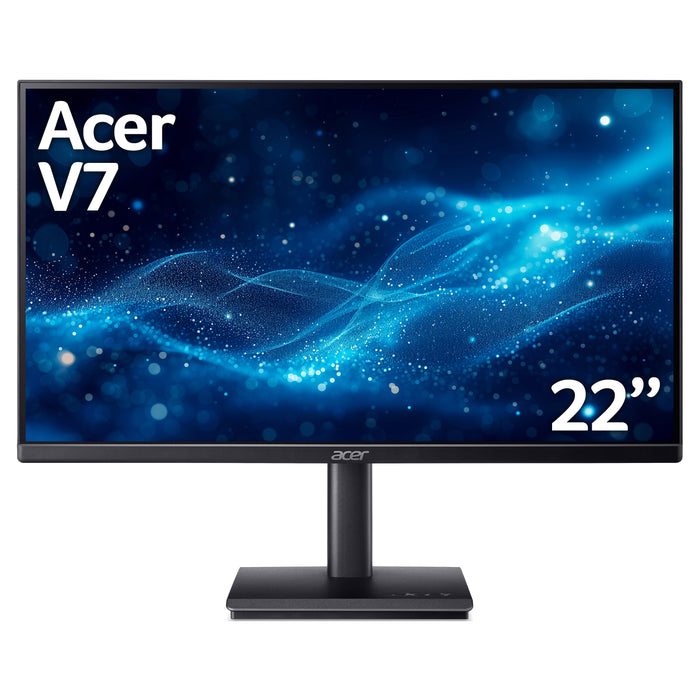 Acer V7 V227QE0 21.5" Full HD 16:9 ZeroFrame IPS 100Hz 1ms Computer Monitor, 54.6 cm (21.5"), 1920 x 1080 pixels, Full HD, LCD, 1 ms, Black