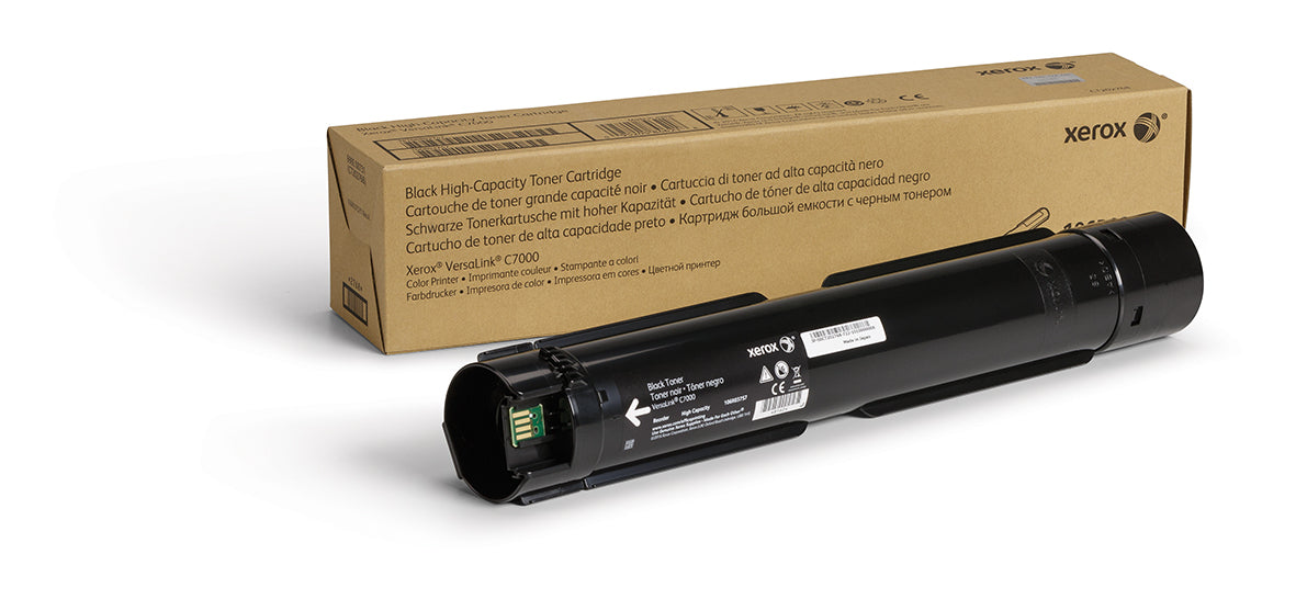 Xerox Genuine ® VersaLink® C7000 Color Printer Black High capacity Toner Cartridge (10700 Pages) - 106R03757, 10700 pages, Black, 1 pc(s)