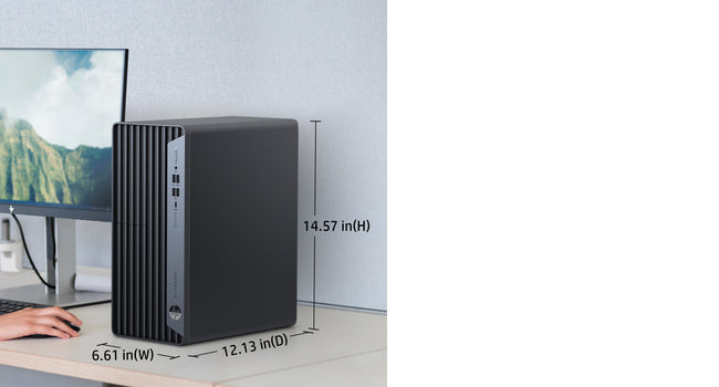 HP EliteDesk 800 G6, 3.1 GHz, Intel® Core™ i5, i5-10500, 8 GB, 256 GB, Windows 10 Pro