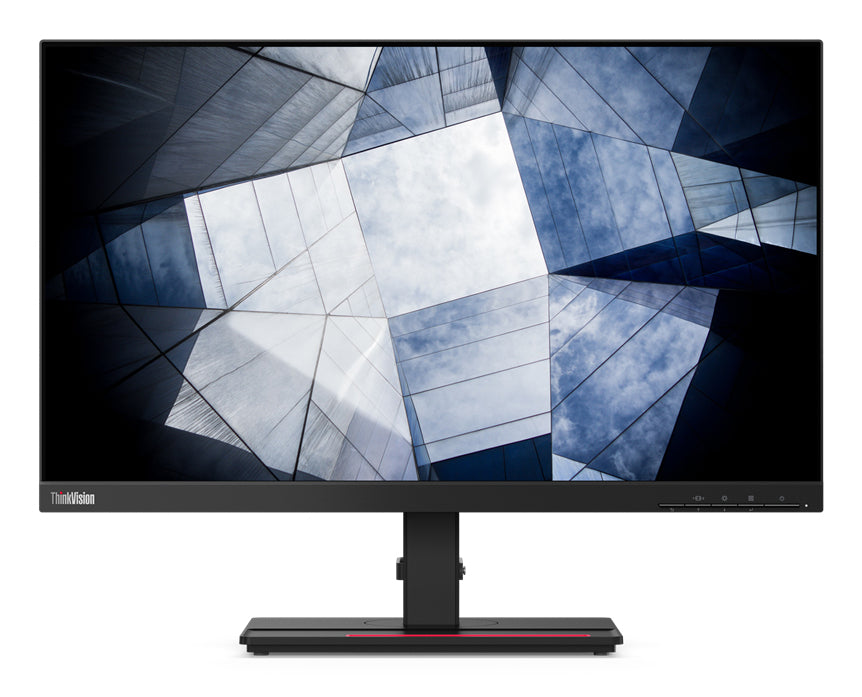 Lenovo ThinkVision P24h-2L + MC 50, 60.5 cm (23.8"), 2560 x 1440 pixels, Quad HD, LED, 6 ms, Black