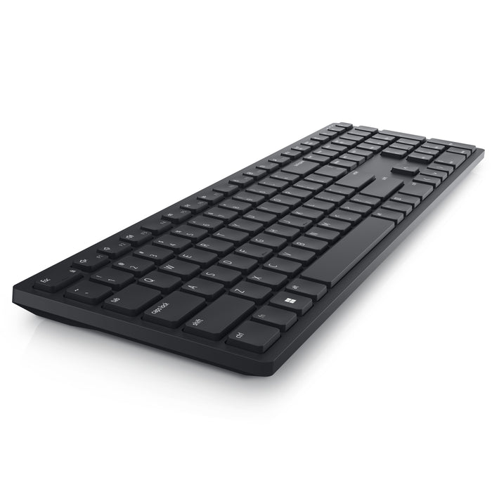 DELL KB500, Full-size (100%), Wireless, RF Wireless, QWERTY, Black