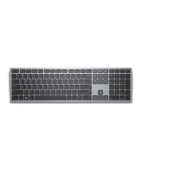 DELL KB700, Full-size (100%), Bluetooth, QWERTY, Grey