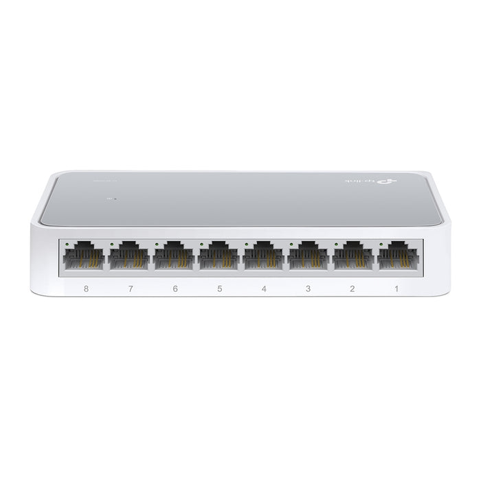 TP-Link TL-SF1008D, Unmanaged, Fast Ethernet (10/100), Full duplex