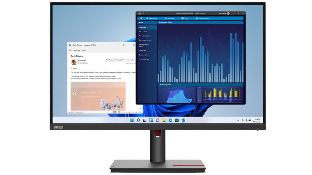 Lenovo ThinkVision T27p-30 68.6 cm (27") 3840 x 2160 pixels 4K Ultra HD LED, 68.6 cm (27"), 3840 x 2160 pixels, 4K Ultra HD, LED, 6 ms, Black