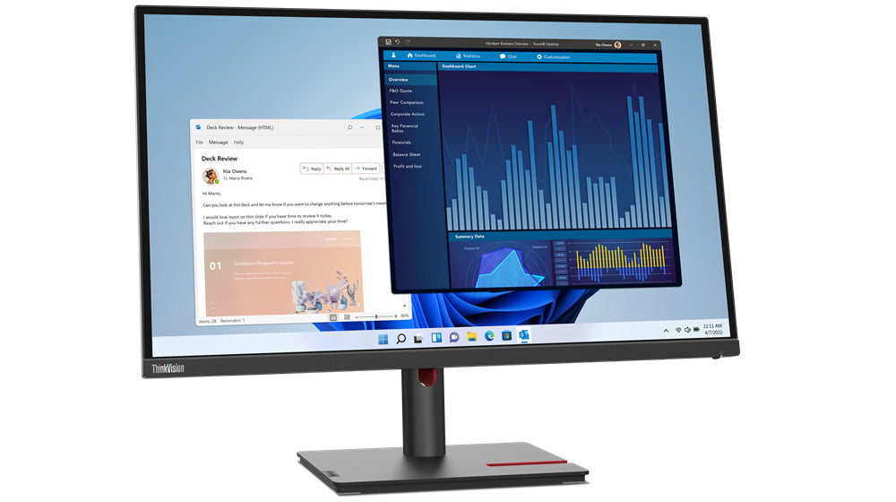 Lenovo ThinkVision T27p-30 68.6 cm (27") 3840 x 2160 pixels 4K Ultra HD LED, 68.6 cm (27"), 3840 x 2160 pixels, 4K Ultra HD, LED, 6 ms, Black