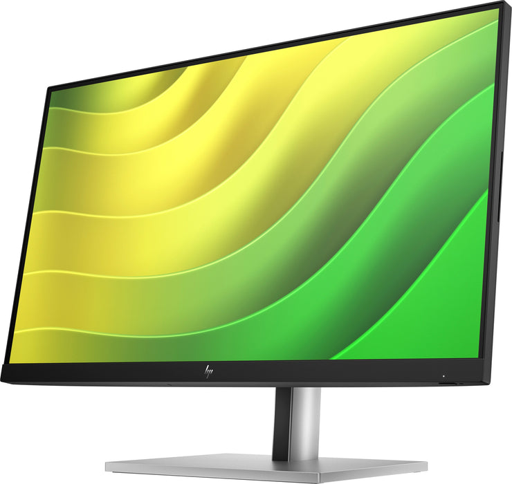 HP E24q G5 QHD Monitor, 60.5 cm (23.8"), 2560 x 1440 pixels, Quad HD, LCD, 5 ms, Black, Silver