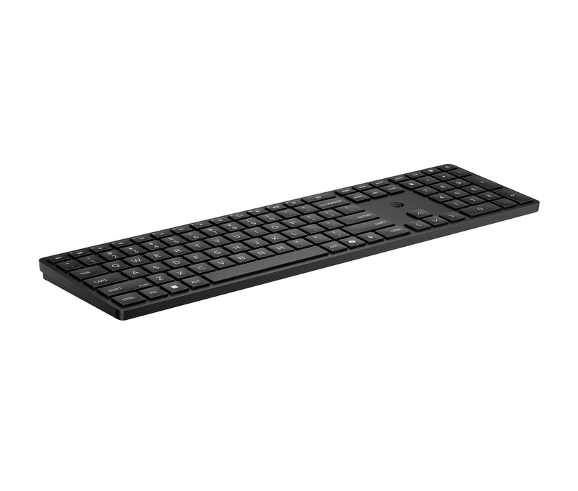 HP 455 Programmable Wireless Keyboard, Full-size (100%), Wireless, PS/2, Membrane, Black