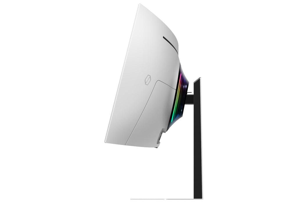 Samsung 49" Odyssey OLED G95SD DQHD, 240Hz Smart Gaming Monitor, 124.5 cm (49"), 5120 x 1440 pixels, Dual QHD, OLED, 0.03 ms, Silver