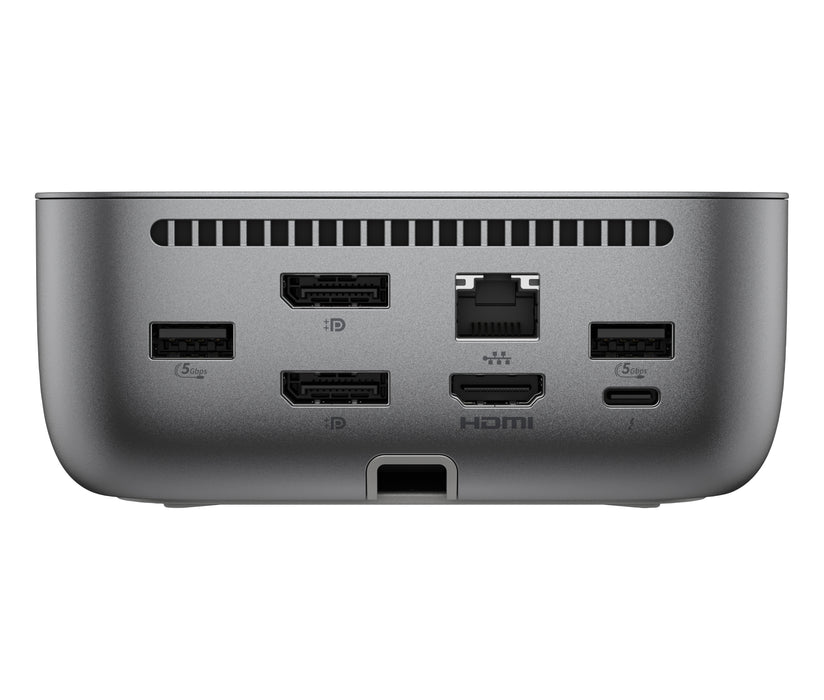 HP Thunderbolt 4 100W G6 Dock, Wired, Thunderbolt 4, 100 W, 10,100,1000,2500 Mbit/s, Grey, 5K Ultra HD